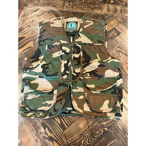 Master Sportsman Rugged Outdoor Hunting Fishing Vest Men Large Cowboy Work Wear